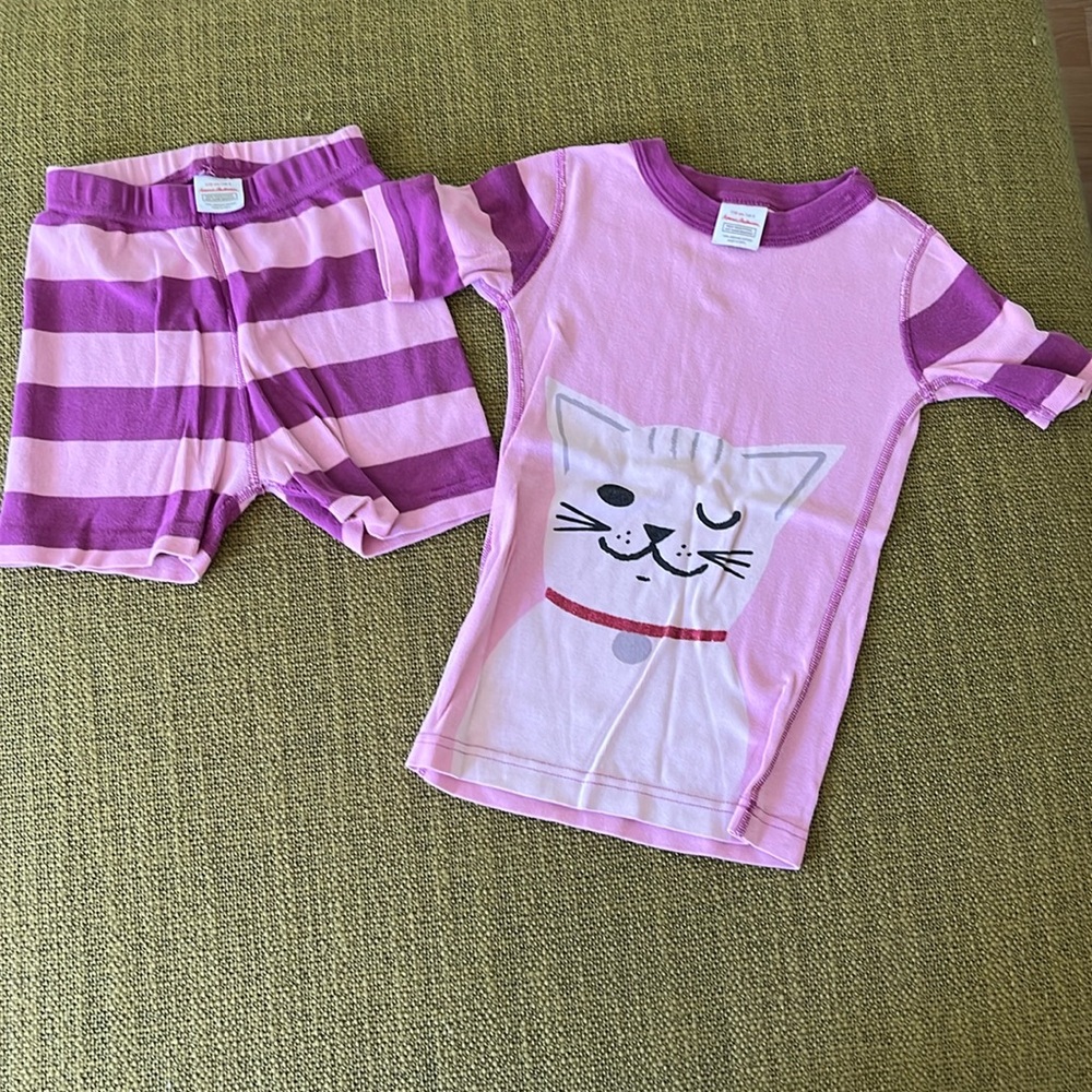 Hanna Andersson short sleeved cat pajamas 5